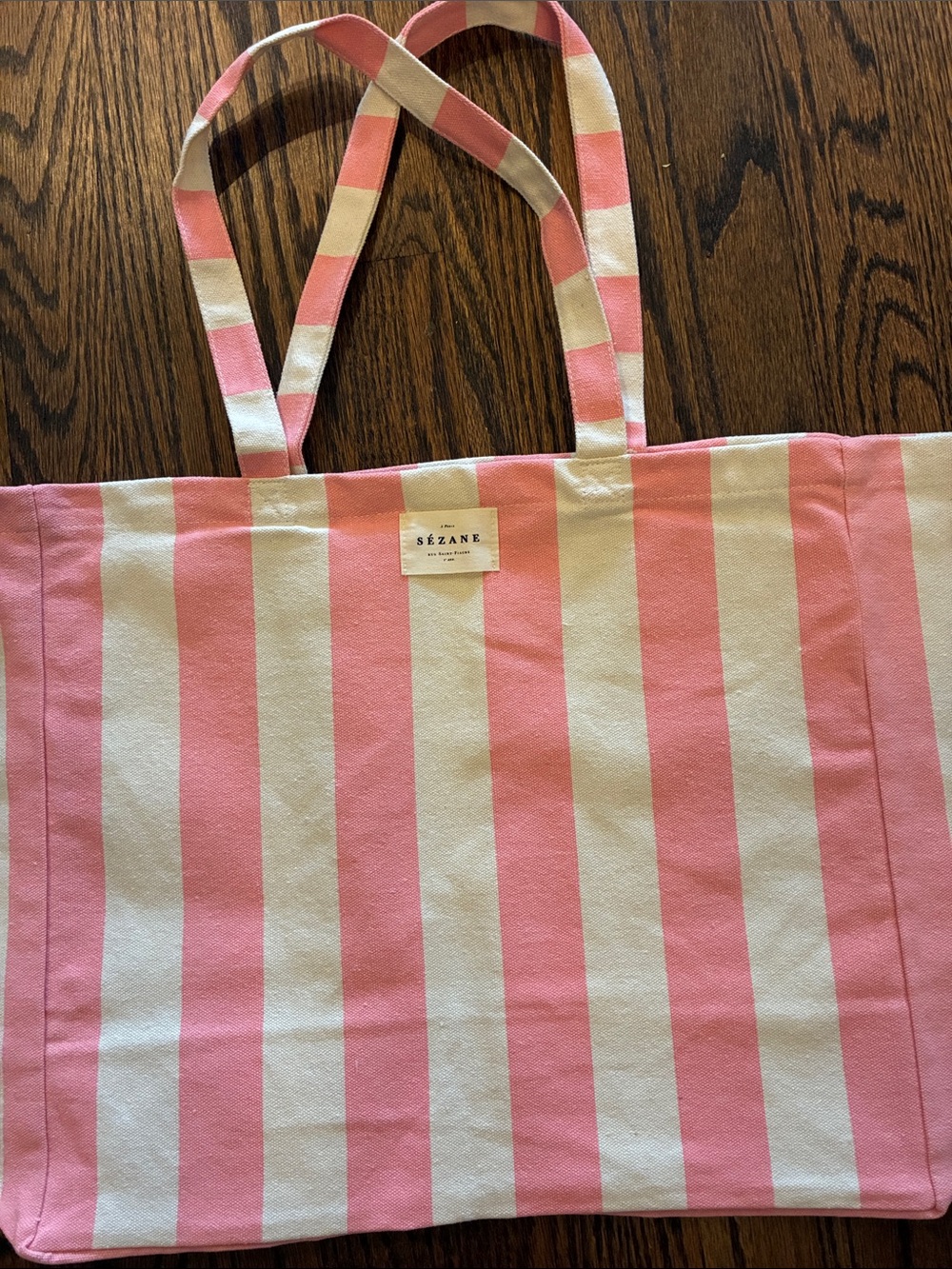 Sezane canvas tote NWOT